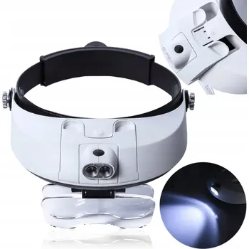 Lupa Bedee Čelová s brýlemi, zvětšení 3,5x