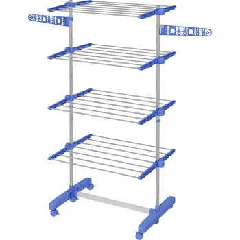 Sušák na prádlo Sušák na prádlo 142 x 55 x 172 cm | modro-stříbrný