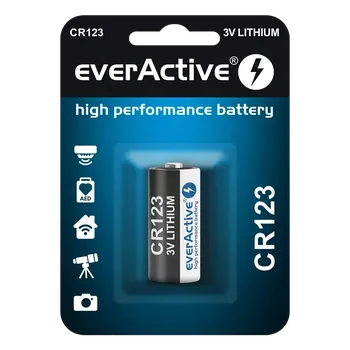 Článková baterie Baterie everActive CR123