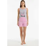 Enrico Coveri dámské pyžamo 6625 Barva: růžová, Velikost: XL