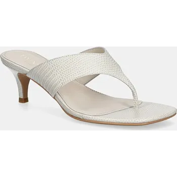 Dámské žabky Kožené žabky Twinset 251TGT172.12385 bílá 00X, EUR 38