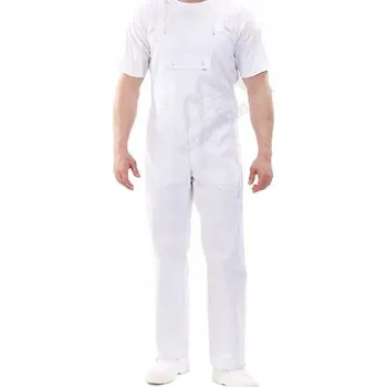 Pracovní oblečení Pracovní kalhoty s laclem bílé - 52