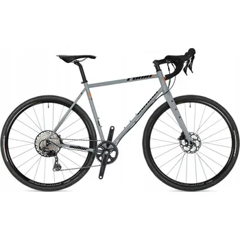 Silniční kolo Gravel kolo Author Ronin SL, rám 56 cm, kola 28", šedé
