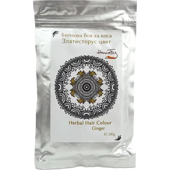 Barva na vlasy HennaFox Henna na vlasy - zázvorová zlatá 100 g