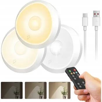 Stojací lampa MAGNETICKÁ LED USB LAMPA SE 3 TEPLOTAMI SVĚTLA, NABÍJECÍ, S DÁLKOVÝM OVLÁDÁNÍM, IDEÁLNÍ DO LOŽNICE