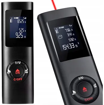 Měřící laser LASEROVÝ DÁLKOMĚR 40M DIGITÁLNÍ MĚŘIČ VZDÁLENOSTI m2 m3 LASEROVÉ MĚŘIDLO LCD