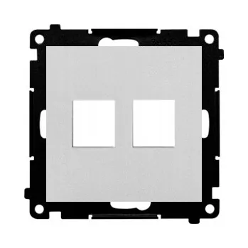 Elektrická zásuvka Internetová zásuvka nástěnná Kontakt-simon šedá