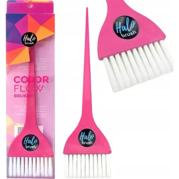 Kosmetický štětec HALO BRUSH ŠIROKÝ ŠTĚTEC NA BARVENÍ VLASŮ PRO APLIKACI BARVY COLOR FLOW BRUSH