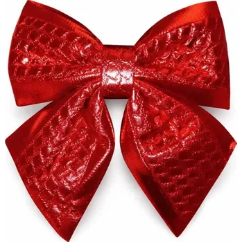 Velikonoční dekorace DECOLED Dekorace mašle 20 × 22 cm, červená