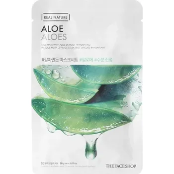 Pleťová maska The Face Shop Pleťová Maska s Aloe Vera Hydratační Zklidňující Uklidňující 20 g
