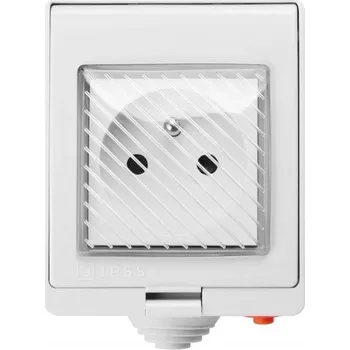 Elektrická zásuvka Bílá nástěnná Elektrická Zásuvka Orno