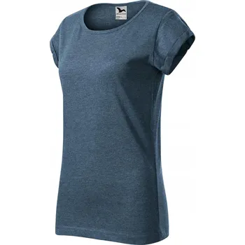 Dámské tričko TRIČKO DÁMSKÉ VYPASOVANÉ T-SHIRT MALFINI FUSION 164 160G DENIM XS