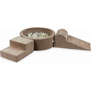 Dětské hřiště PĚNOVÉ DĚTSKÉ HŘIŠTĚ S KULATÝM BAZÉNEM DOMÁCÍ VÝROBA ČESKÁ FIRMA + 200 MÍČKŮ