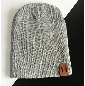 Čepice Jednobarevná čepice - Šedá KP-12312