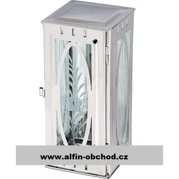 Smuteční dekorace Svítilna na pomník závěsná malá - výstřih ovál