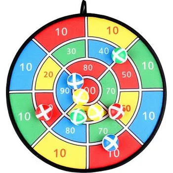 Terč na šipky Merco Výprodej - Ball Target terč na suchý zip balení 1 ks