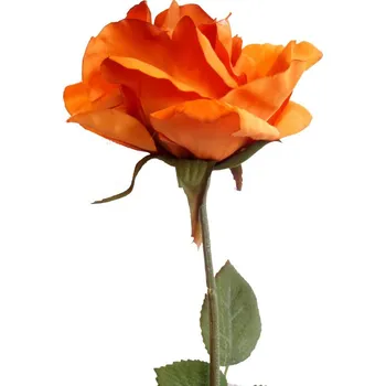 umělá květina Růže oranžová 70 cm 100-0020/oranž