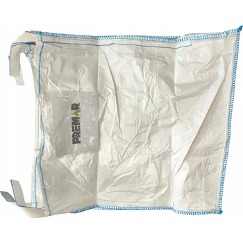 Pytle na odpadky Big-bag pytel s otevřeným vrchem a uzavřeným dnem, s úchyty 90x90x100 cm, nosnost 1000 kg