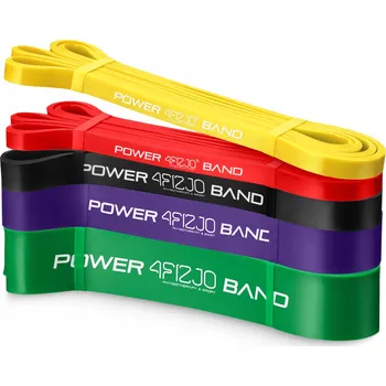 Posilovací guma 4fizjo 2-36 kg, sada 5 ks