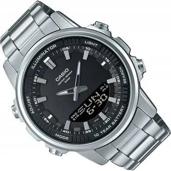Hodinky Pánské hodinky Casio quartzové stříbrné s náramkem sportovní AMW-880D-1A