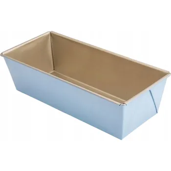 Forma na pečení Forma na pečení chleba, plechová forma na biskupský chlebíček Altom Design, modrá, 25x11 cm