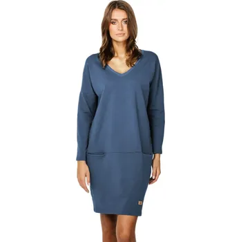 Dámské šaty Dámská tunika Italian Fashion Karina dl jeans L Modrá