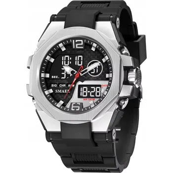 Hodinky Hodinky SMAEL ER - 38651 - Černá/Stříbrná KP-38651