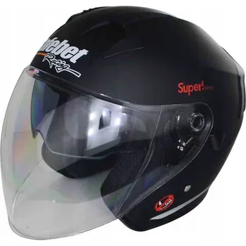 Helma na motorku PŘILBA SAFEBET HF-227 MATNÁ ČERNÁ XXL (ECE)