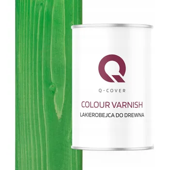 Lak na dřevo Lazurovací lak Q-COVER 1 l zelený polomat