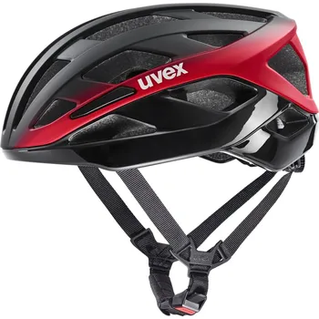 Cyklistická přilba UVEX Focus UVEX HELMA I-VOLUTE BLACK-RED MATT (S4106650300) Velikost: 56-60