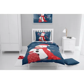 Povlečení Sada povlečení Carbotex 160 x 200 cm modrá