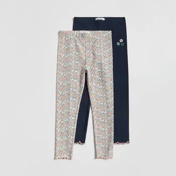 Reserved - Sada 2 legín s vysokým podílem bavlny - vícebarevná - 824HN-MLC - 824HN-MLC-116