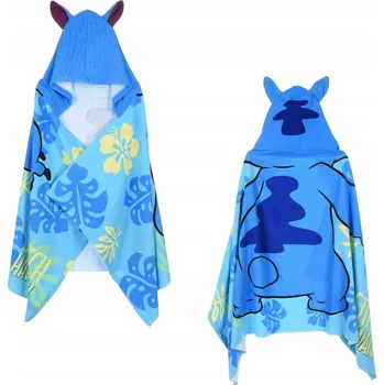 Kryt s kapucí Sun City 140 x 70 cm modrý