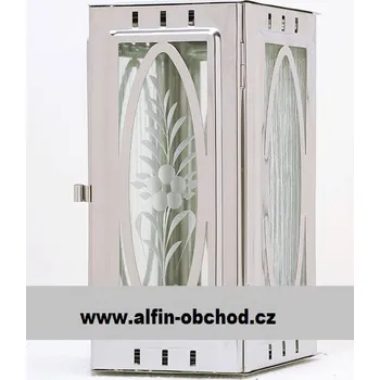 Smuteční dekorace Svítilna závěsná lichoběžníková výstřih ovál