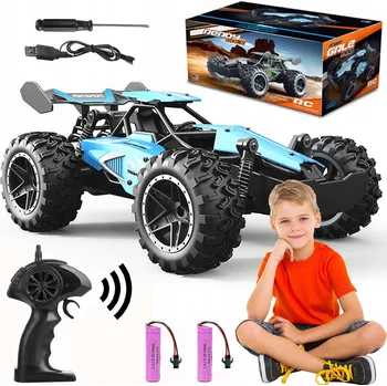RC model auta VELKÉ AUTO NA DÁLKOVÉ OVLÁDÁNÍ RC HRAČKA TERÉNNÍ 4X4+ 2 AKUMULÁTORY