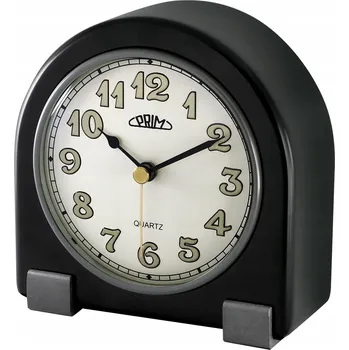 Hodiny Stolní hodiny Prim černé 13 cm
