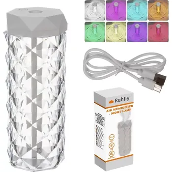 Žertovný předmět Zvlhčovač vzduchu 400ml a RGB lampička v jednom – Efekt růže