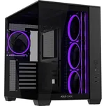 ASUS Case A32 PLUS TG ARGB, ATX, Průhledná bočnice, 4x 120mm ARGB Fan, Černá