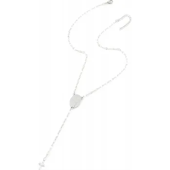 Náhrdelník Náhrdelník Medailon PO - 39037 - Stříbrná KP-39037