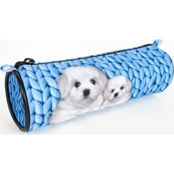 Penál FANDY Penál rolka Love 1 modrý