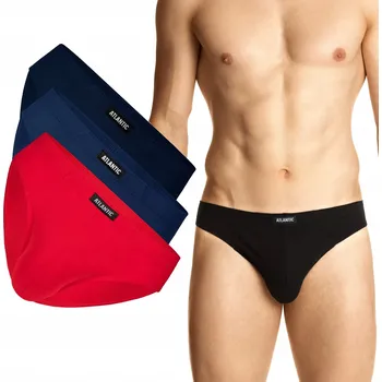 Slipy Pánské slipy Atlantic 3SMP-133 SPORT 3 páry - XL