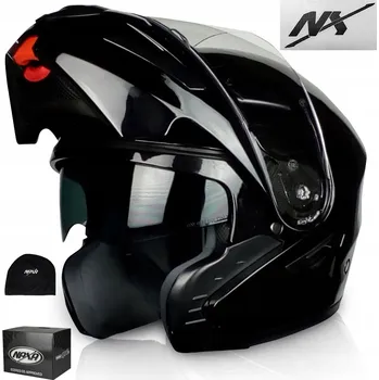 Helma na motorku Motocyklová přilba Naxa FO6, velikost XL, černá