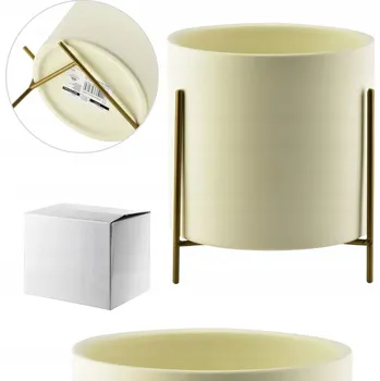 Květináč Vícebarevný keramický Květináč Mondex 12 cm x 12 x 11,7 cm