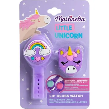 Přípravek na rty Martinelia Little Unicorn Play Watch lesk na rty v hodinkách