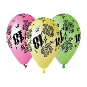 Balónek Balónky Ge.Ma.R. 30 cm vícebarevné 5 kusů