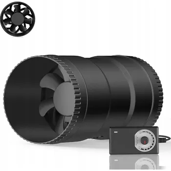 Domácí ventilátor Potrubní ventilátor 100 mm s regulací 221 m3/h | Ventilátor do potrubí