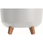 PRO Květináč GRACIA LOW 38cm bílý