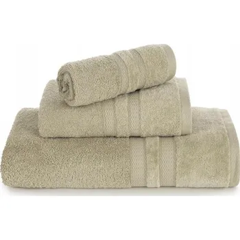 Ručník RUČNÍK KOUPELNOVÝ STŘEDNÍ 1 KS PORTO (02) 50x90 CM SVĚTLE BÉŽOVÝ