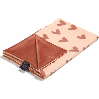 Dětská deka La Millou - Lehká deka Velvet HEARTBEAT PINK
