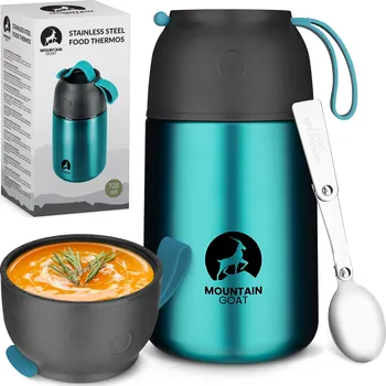 Termoska Termoska na jídlo z nerezové oceli, termonádoba na jídlo, udrží teplotu až 48 hodin